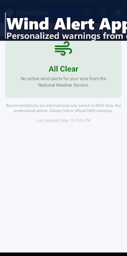 WindShield: Wind Alert App screenshot 1